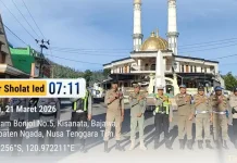 Kapolres Beri Apresiasi, Sholat Idul Fitri di Ngada Berjalan Aman