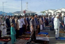 Pengamanan Ketat, Sholat Idul Fitri Sikka Berlangsung Khidmat