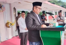 Wabup Ende Hadiri Salat Idulfitri Lapangan Pancasila