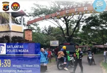 Satlantas Polres Ngada Pastikan Lalu Lintas Wisata Lancar saat Libur Lebaran