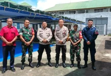 Silaturahmi Lebaran di Lapas Lembata Berlangsung Nyaman, Petugas Siaga Dampingi