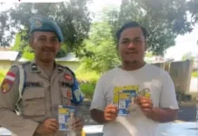 Polsek Aimere Sosialisasikan QR Code Pengaduan