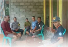 Bhabinkamtibmas Desa Ngadhamana Hadir ditengah Warga, Wujudkan Lingkungan Aman