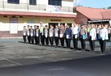 Wakapolres Ngada Tekankan Disiplin saat Apel Pagi