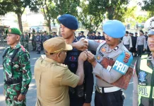 Amankan Paskah 2026, Bupati Mabar Pimpin Apel Operasi Semana Santa Turangga