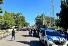 Satlantas Polres Sikka Kawal Jalan Salib Tematis