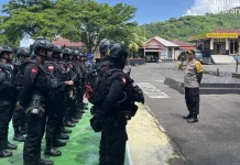 Sebanyak 30 Personel Brimob BKO Ditarik usai Amankan Semana Santa