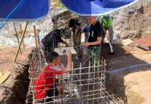 Kodim 1625/Ngada Percepat Pembangunan Jembatan Gantung Garuda di Nagekeo