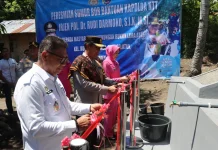 Kapolda NTT Resmikan Sumur Bor, Warga Ende Nikmati Air Bersih