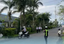 Sat Lantas Laksanakan Pengaturan Lalin Ciptakan Kamseltibcarlantas