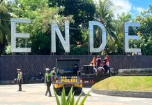 Aksi PMKRI Ende Dikawal Personel Polres Ende Secara Maksimal