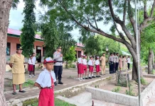 Polres Nagekeo Berikan Himbauan Kamtibmas di SDI Ratedosa