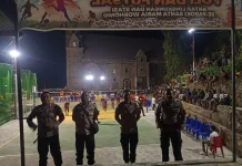 Aparat Kepolisian Kawal Ketat Turnamen Worhonio Cup 1 di Ende Utara