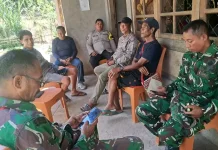 TNI–Polri Perkuat Kamtibmas di Wolomeze Kabupaten Ngada