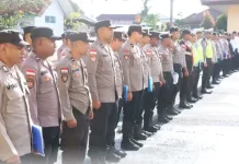 Wakapolres Ngada Tekankan Kedisiplinan dan Pelaksanaan Tugas Sesuai Tupoksi