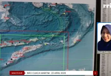 BMKG Ingatkan Gelombang Tinggi Perairan NTT Hari Ini