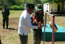 Wakil Bupati Ende Resmi Buka TMMD Ke-128 di Kecamatan Wewaria