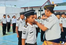 Rutan Bajawa Kukuhkan Kenaikan Pangkat Delapan Pegawai