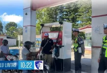 Satlantas Polres Ngada Laksanakan Patroli SPBU, Pastikan Ketersediaan BBM