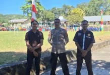Polsek Soa Dukung Pembukaan Porseni Hardiknas di Kecamatan Soa