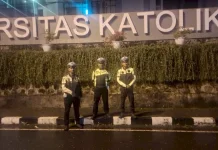 Antisipasi Balap Liar dan  Laka Lantas, Polres Manggarai Gelar Patroli Malam
