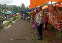 Polisi Patroli Pasar Boru, Warga Diimbau Tertib