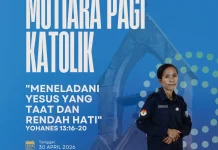 Renungan Mutiara Pagi RRI Ajak Teladani Yesus Taat Rendah Hati