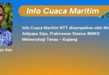 Gelombang Tinggi Ancam Perairan NTT Awal Mei 2026