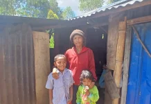 Kisah Maria Bersama Kedua Anaknya Tinggal di Pondok Lahan Orang Tanpa Listrik