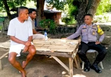 Polisi Sambangi Pemuda Ile Boleng, Perkuat Kamtibmas