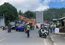 Satlantas Polres Ngada Intensifkan Pengaturan Lalu Lintas di Bajawa