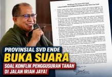 Provinsial SVD Ende Buka Suara soal Sengketa Tanah Irian Jaya
