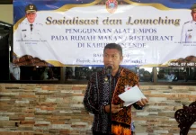 Wakil Bupati Ende Launching Mesin MPOS untuk Tingkatkan PAD