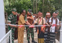 Dua Jembatan Perintis Garuda di Kabupaten Ende Diresmikan