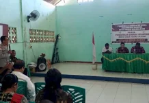 Pelantikan Penjabat Kades Hoder Sarat Nuansa Adat