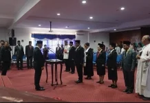 Bupati  Yosef  Lantik Pejabat Strategis Pemkab Ende