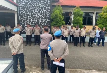 GMNI Demo Kebijakan Aset, Polres Ende Terapkan Pengamanan Ketat