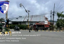 Ciptakan Keamanan, Satlantas Polres Ngada Gelar Pengaturan Lalu Lintas