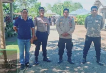 Polsek So'a Gelar Pengamanan Tradisi Tinju Adat Sagi Digelar di Kampung Libunio