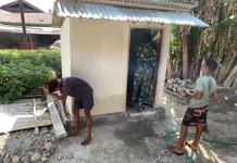 Pembangunan MCK Warga di TMMD Ke-128, Capai Tahap Akhir