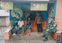 Babinsa Ajak Warga Desa Koahua Tingkatkan Kewaspadaan dan Jaga Kerukunan