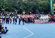 Tari Saman dan Kreasi Siswa MIN 1 Ende Mengguncang Pembukaan Min 1 Mini Cup II Futsal