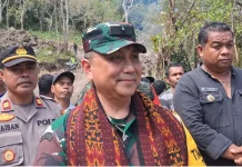 Tim Pengawasan dan Evaluasi Mabes TNI AD Tinjau Pelaksanaan TMMD ke-128 di Ende