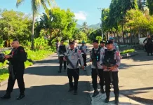 Patroli Pos Bele Jaga Kondusivitas Wilayah Adonara Timur