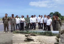 3 Desa Terisolasi,Wabup Tarsi Tinjau Crossway Wae Musur yang Putus Akibat Banjir