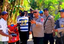Patroli Humanis, Polres Flotim Ajak Warga Rawat Kedamaian