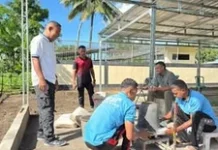 Warga Binaan Lapas Ende Ikuti Pelatihan Pembuatan Pot Bunga