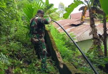 Satgas TMMD ke-128 Percepat Program Pipanisasi di Desa Lisedetu