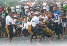 Polsek Soa Amankan Ritual Tinju Adat Sagi di Kampung Masu
