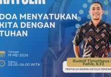Refleksi Mutiara Pagi Agama Katolik di RRI Ende, Doa Menyatukan kita dengan Tuhan